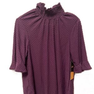 Purple LEE blouse Size Largw